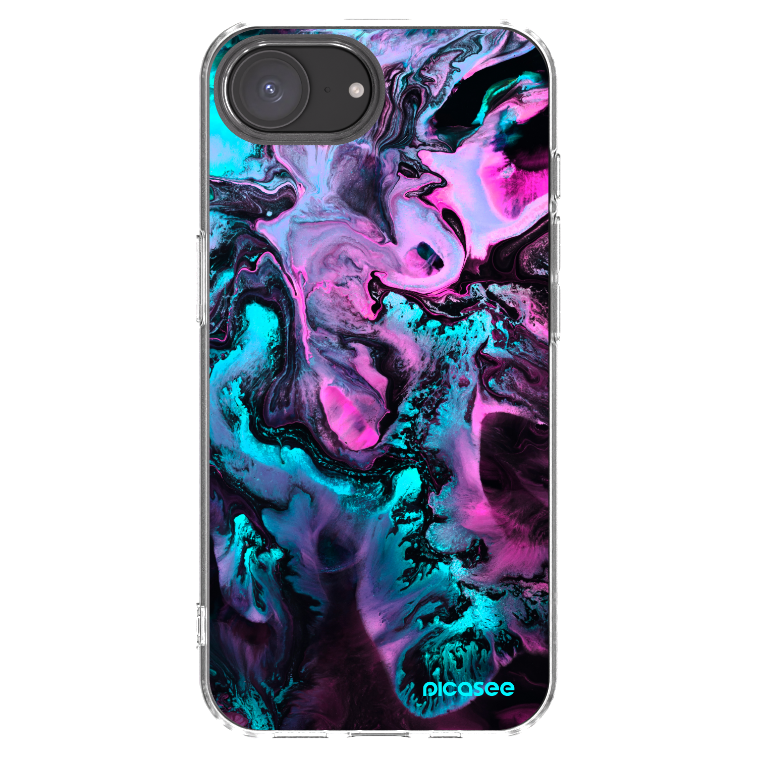 Picasee silikonový průhledný obal pro Apple iPhone 16e - Lean