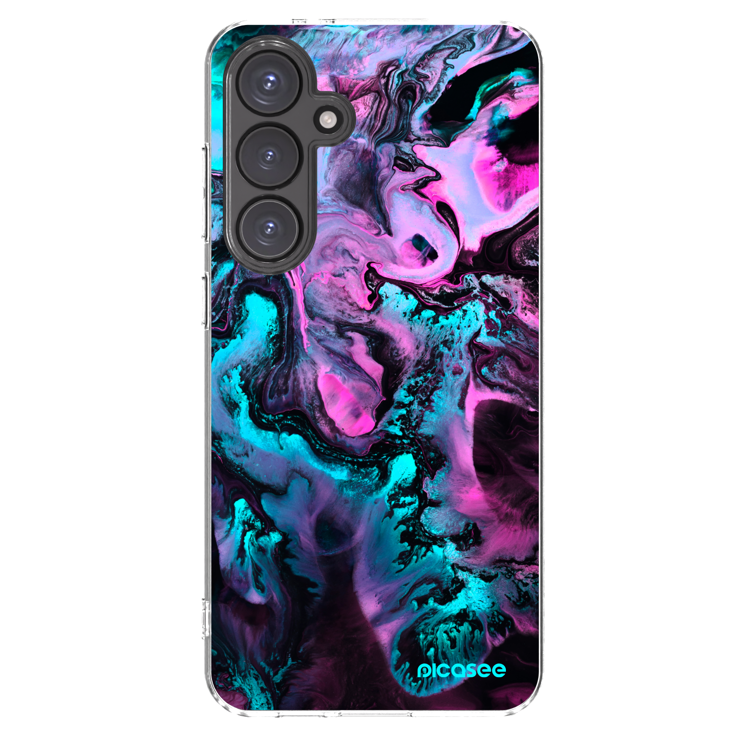 Picasee silikonový průhledný obal pro Samsung Galaxy S24 FE S721B - Lean