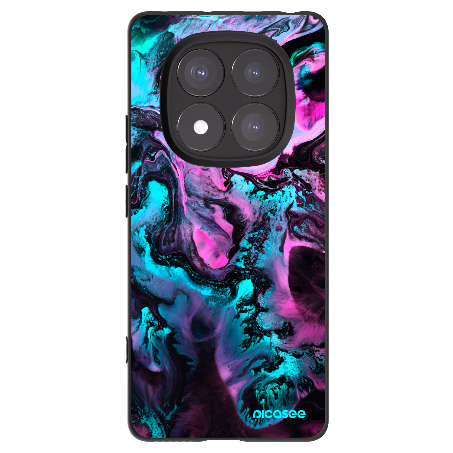 Picasee silikonový černý obal pro Xiaomi Redmi Note 14 Pro 5G - Lean
