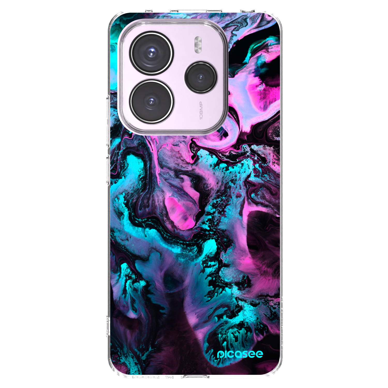 Picasee silikonový průhledný obal pro Xiaomi Redmi Note 14 5G - Lean