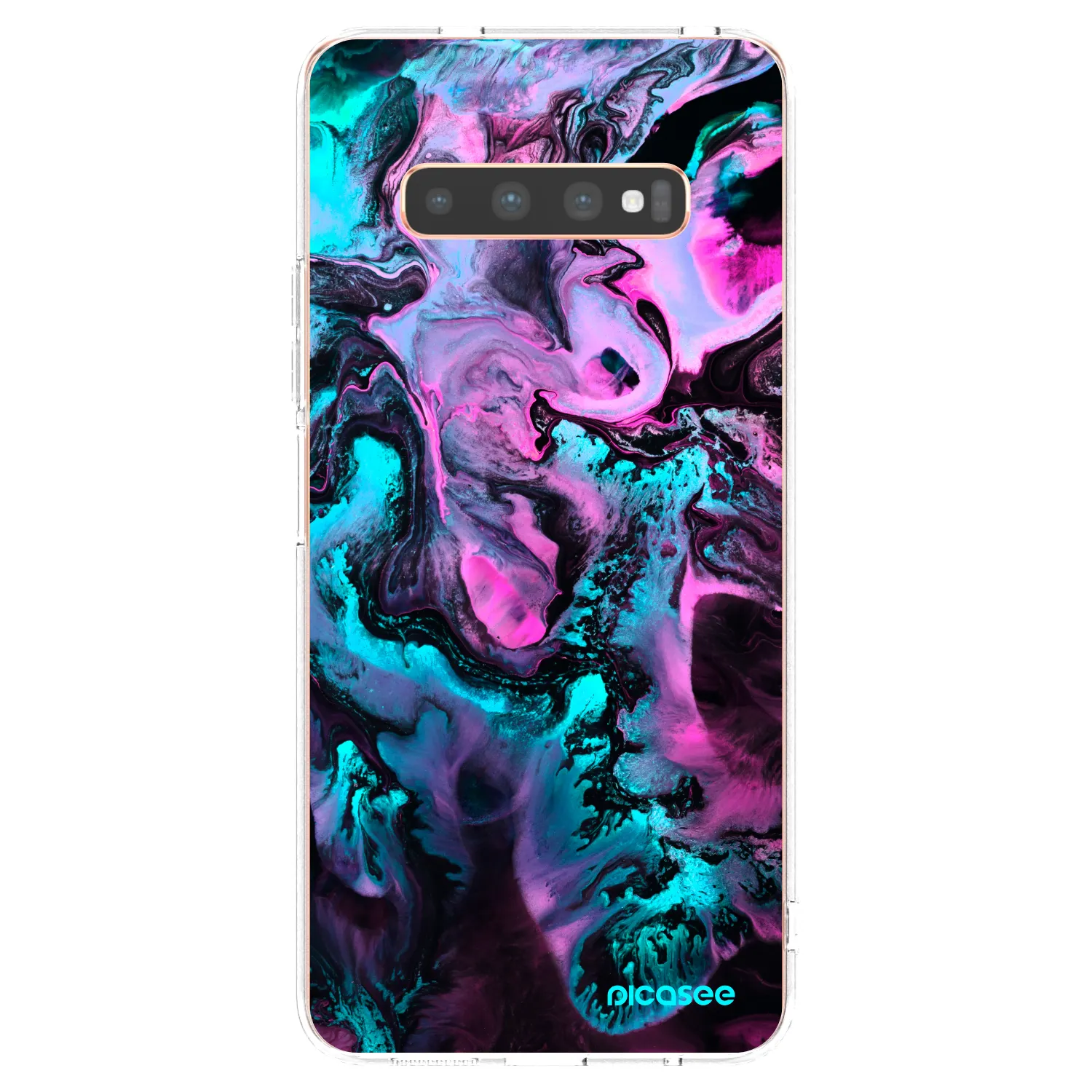 Picasee silikonový průhledný obal pro Samsung Galaxy S10 Plus G975 - Lean