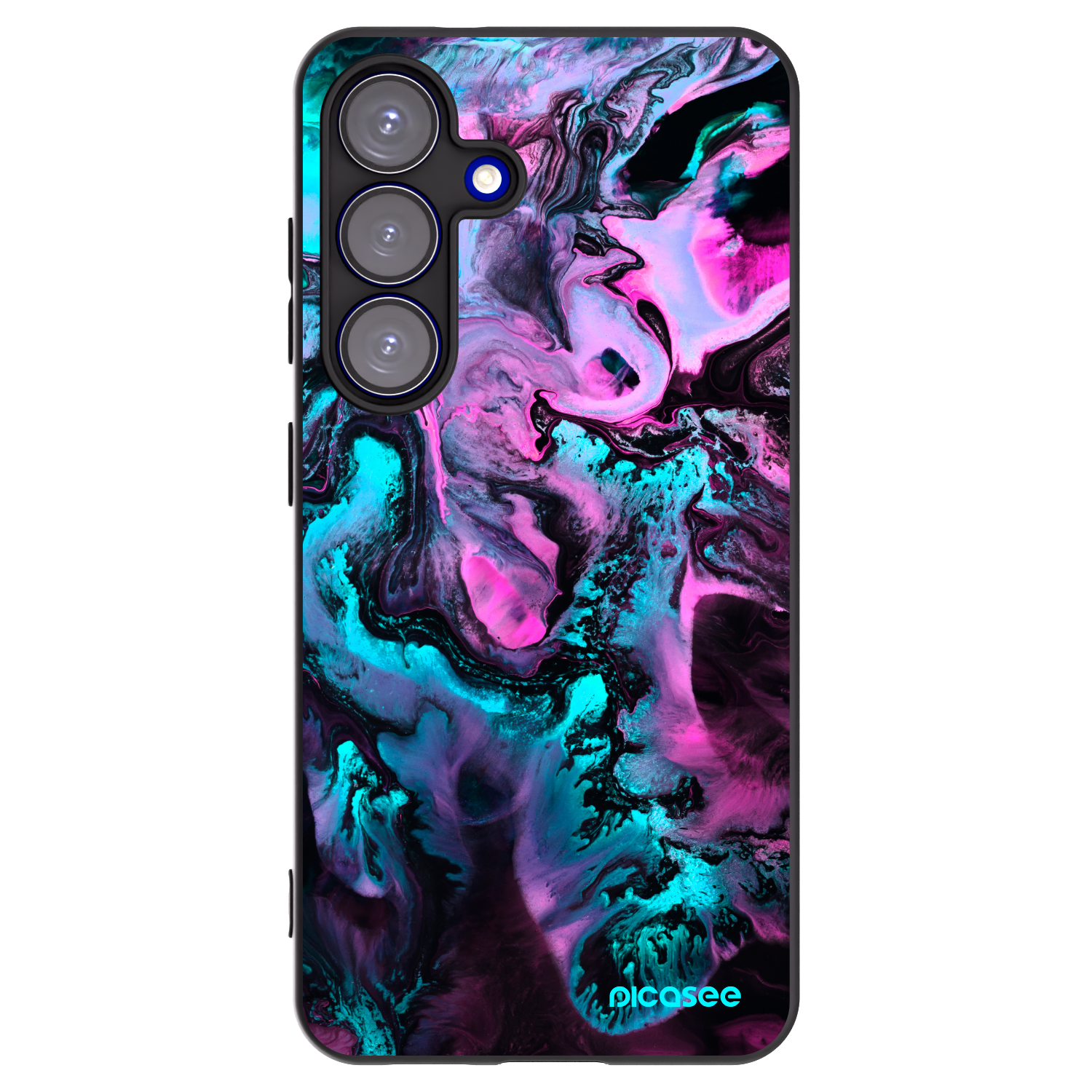 Picasee silikonový černý obal pro Samsung Galaxy S25 5G - Lean