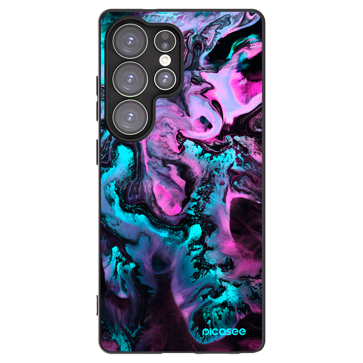 Picasee silikonový černý obal pro Samsung Galaxy S25 Ultra 5G - Lean