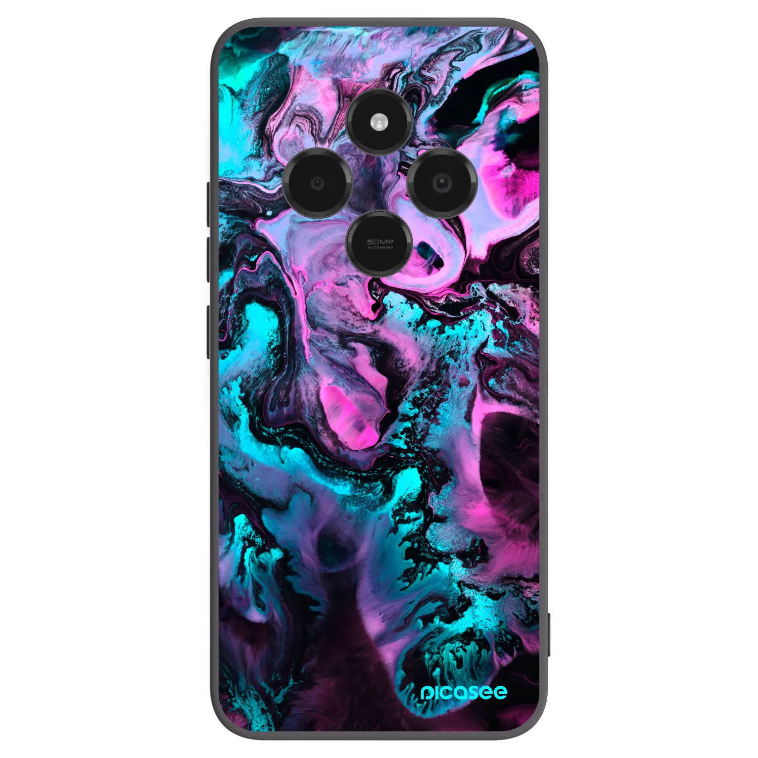 Picasee silikonový černý obal pro Xiaomi Poco C75 - Lean
