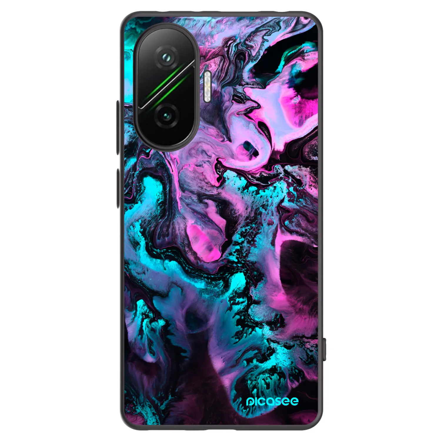 Picasee silikonový černý obal pro Xiaomi Poco F7 Pro 5G - Lean