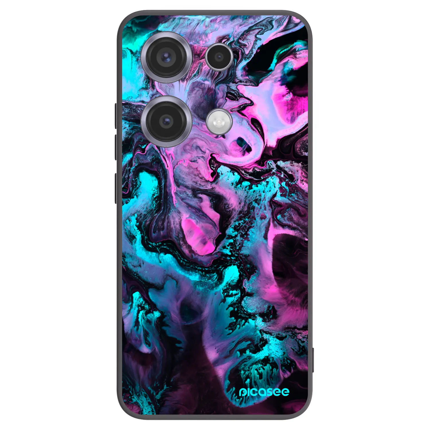Picasee silikonový černý obal pro Xiaomi Redmi Note 14S - Lean