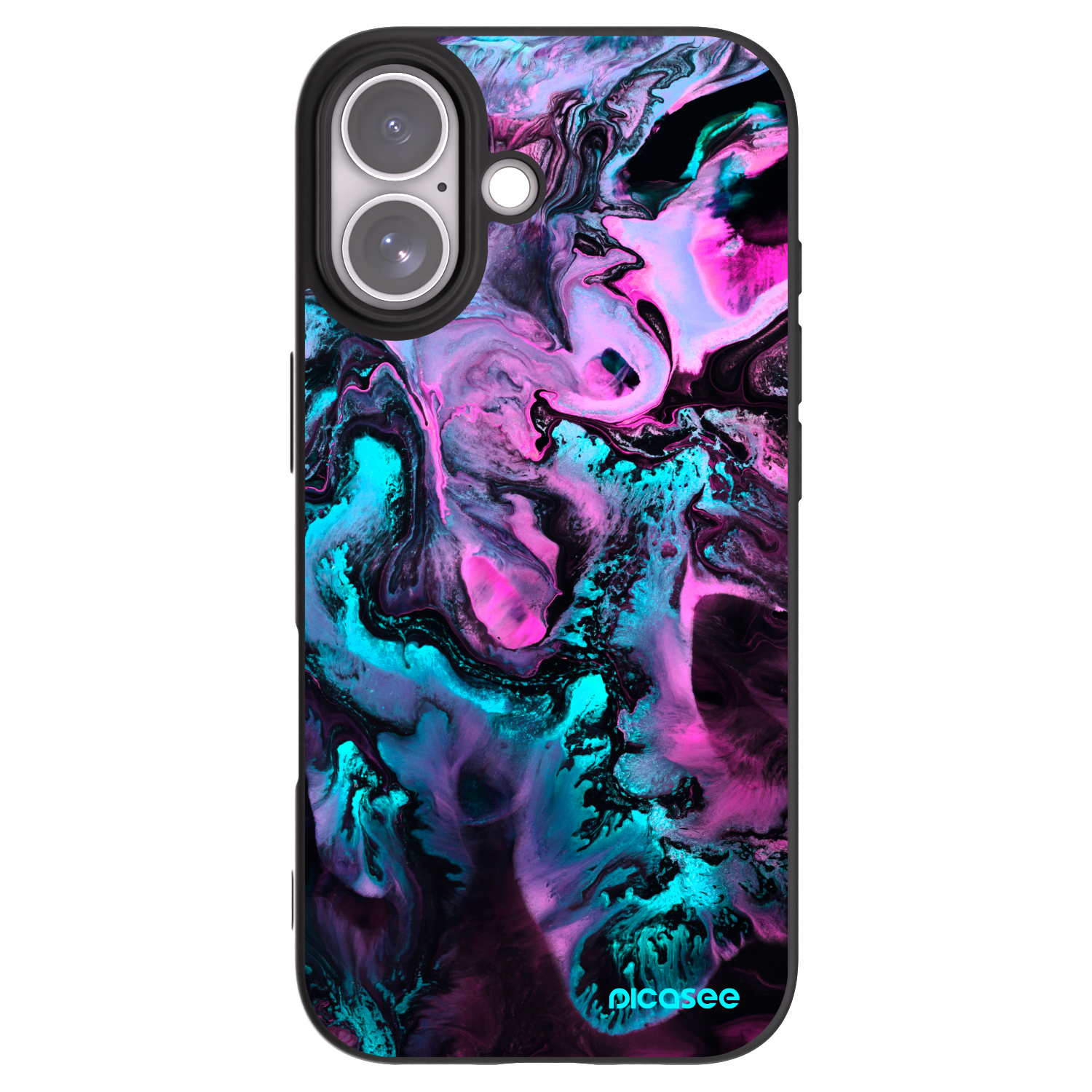 Picasee silikonový černý obal pro Apple iPhone 17 - Lean