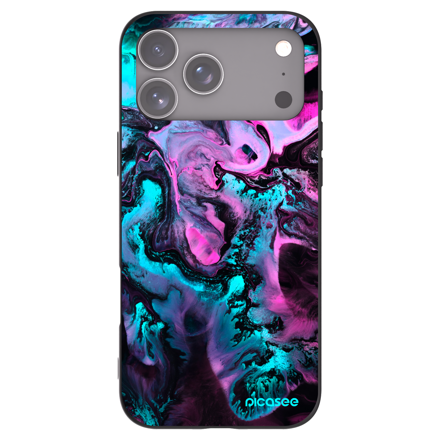 Picasee silikonový černý obal pro Apple iPhone 17 Pro Max - Lean