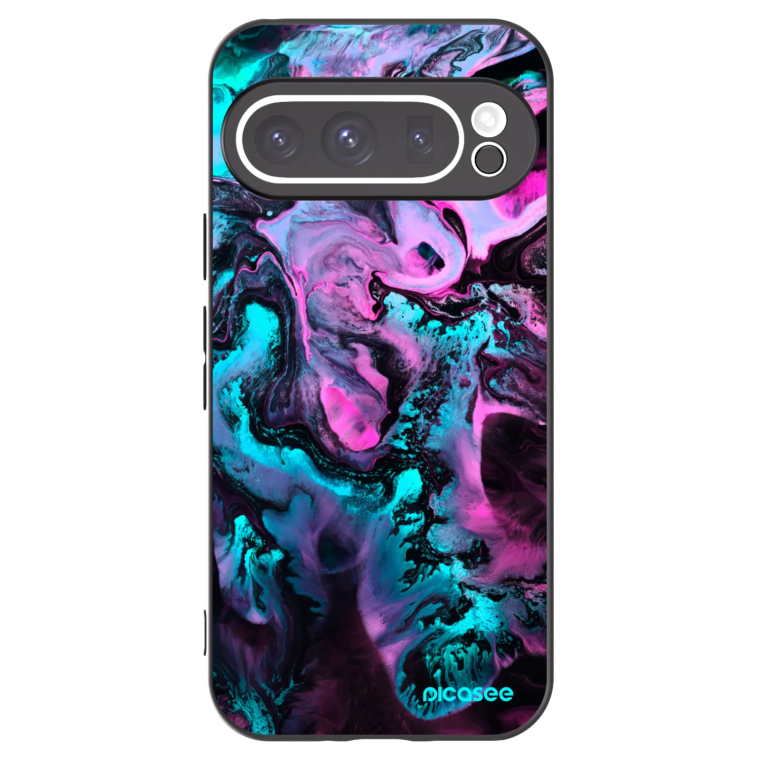 Picasee silikonový černý obal pro Google Pixel 9 Pro XL - Lean