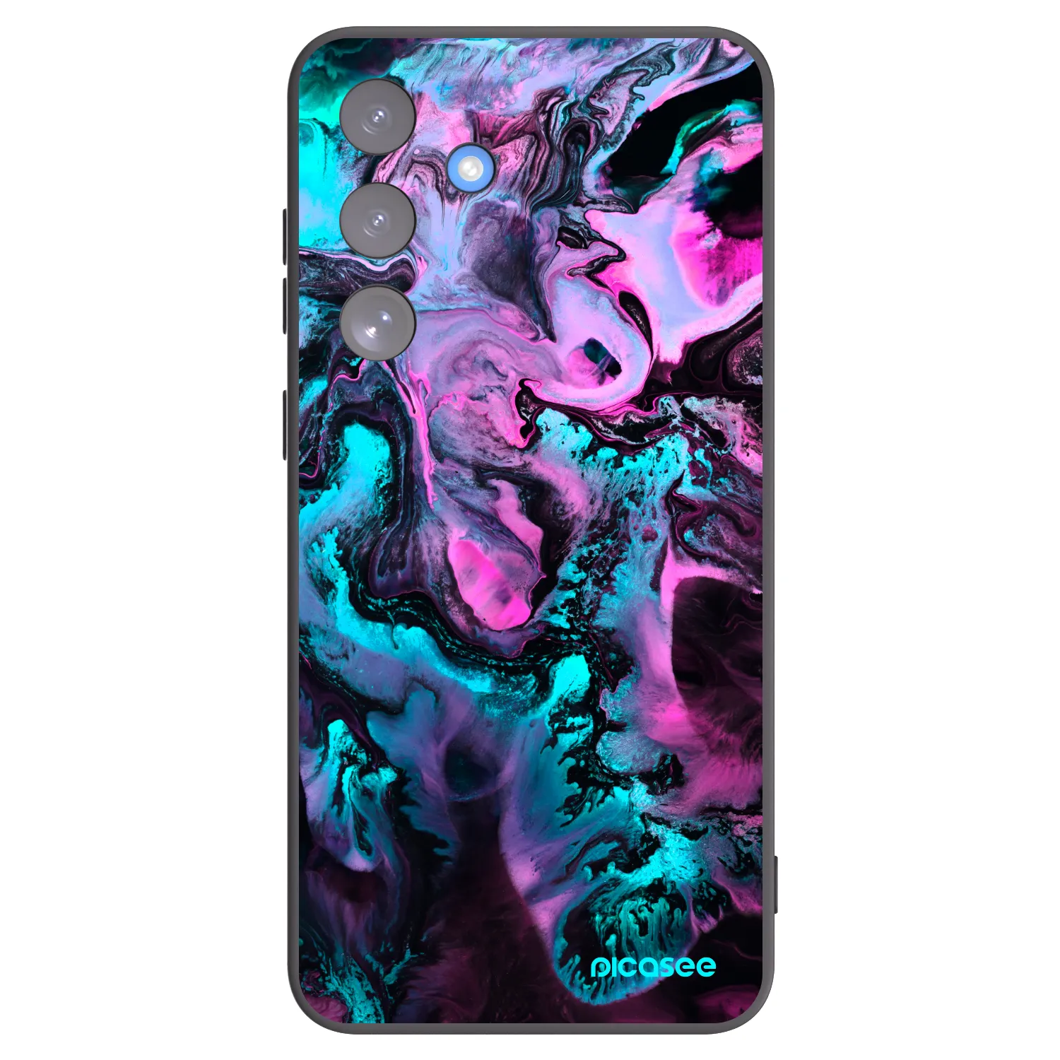 Picasee silikonový černý obal pro Samsung Galaxy S25 FE 5G - Lean