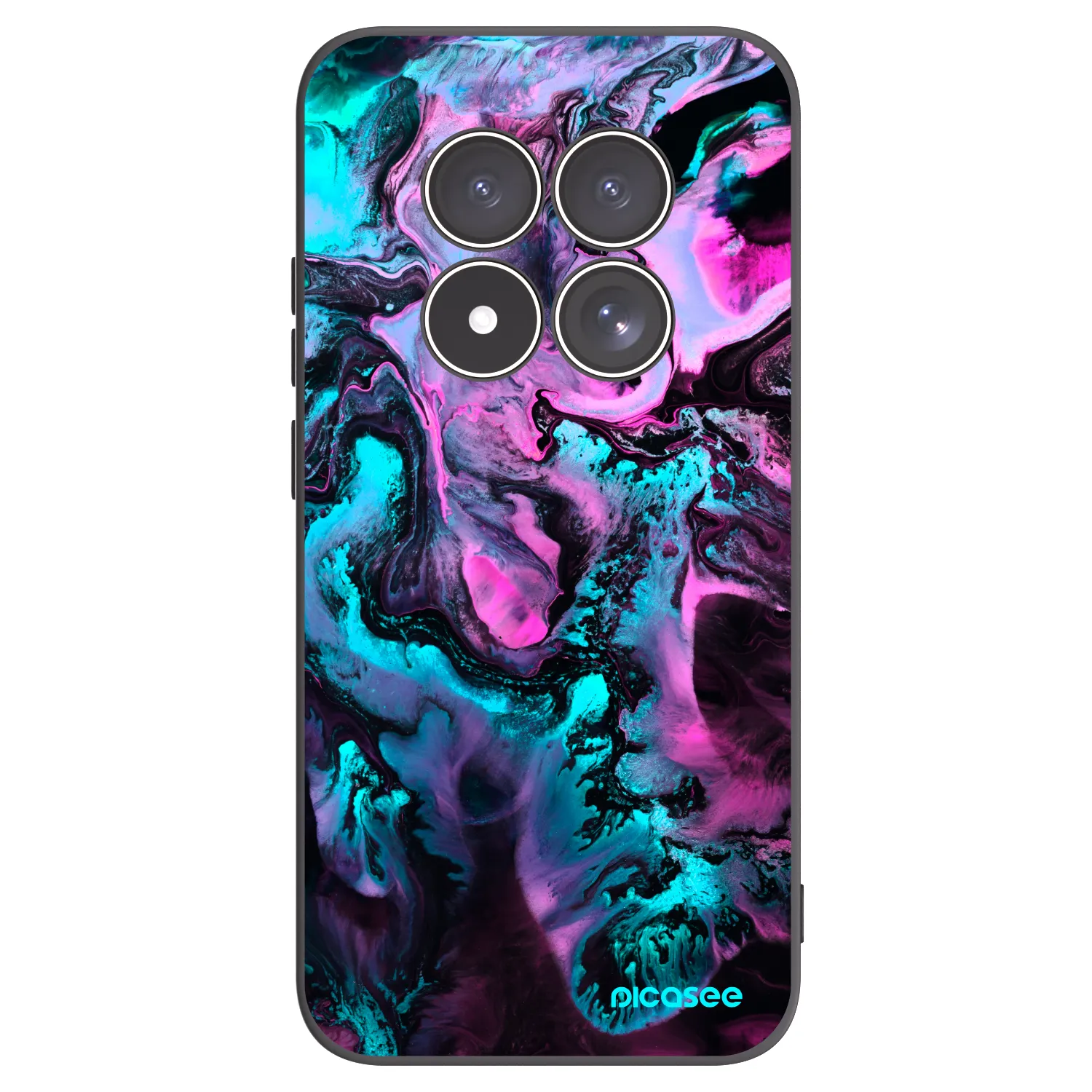 Picasee silikonový černý obal pro Xiaomi Redmi Note 15 Pro 5G - Lean