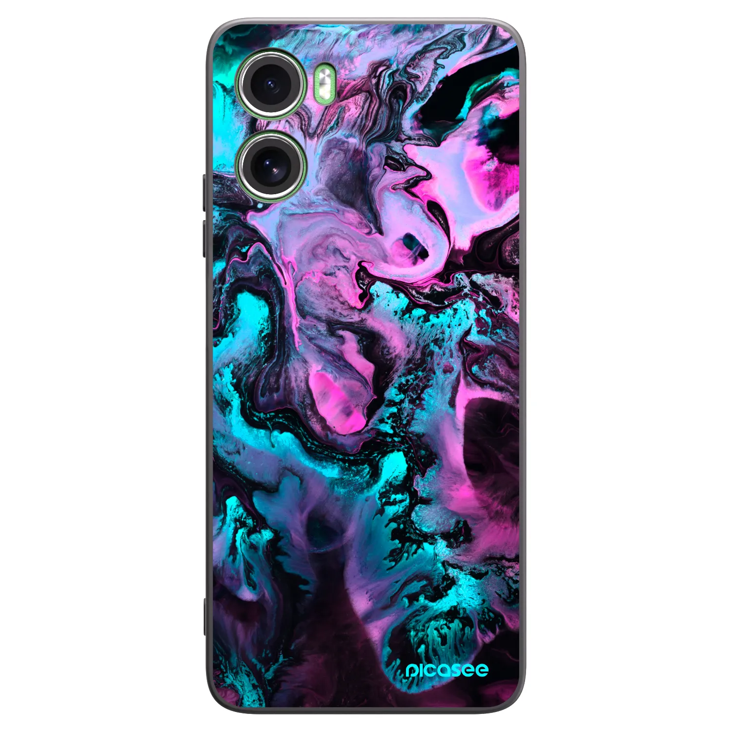 Picasee silikonový černý obal pro Motorola Moto G06 - Lean