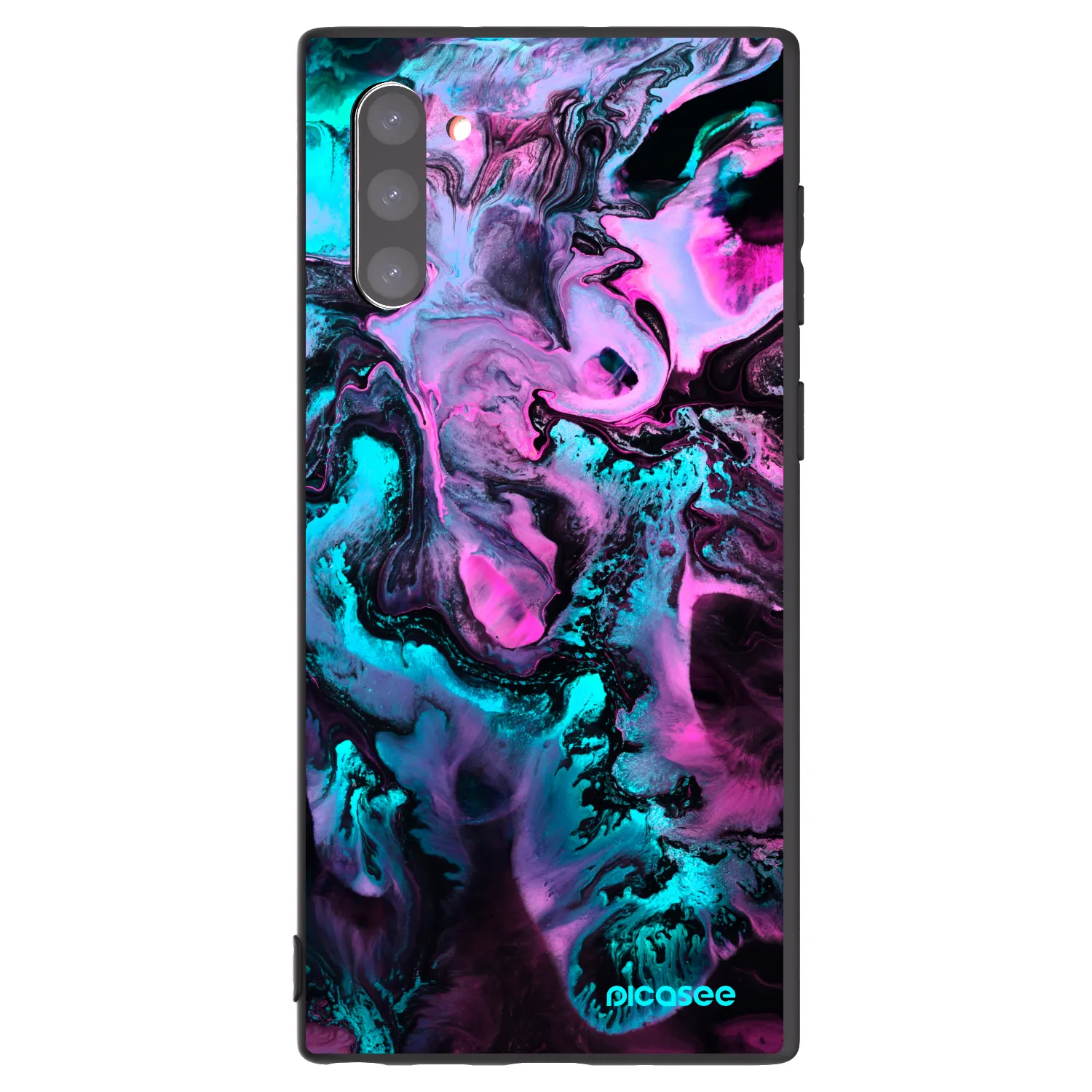 Picasee silikonový černý obal pro Samsung Galaxy Note 10 N970F - Lean