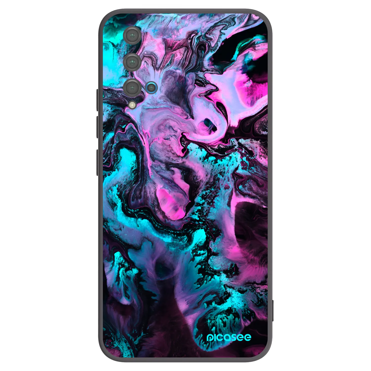 Picasee silikonový černý obal pro Huawei Nova 5T - Lean