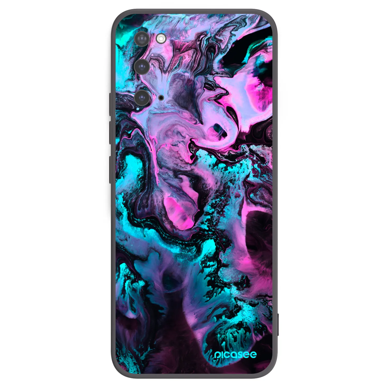 Picasee silikonový černý obal pro Samsung Galaxy S20 G980F - Lean