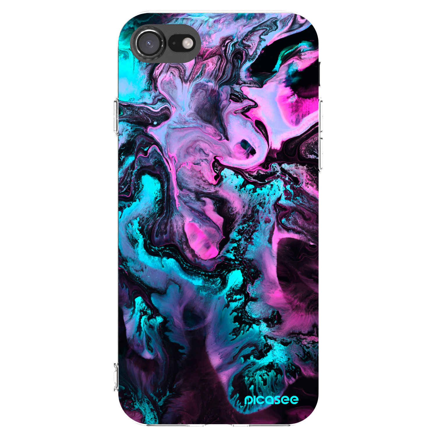 Picasee silikonový průhledný obal pro Apple iPhone SE 2020 - Lean