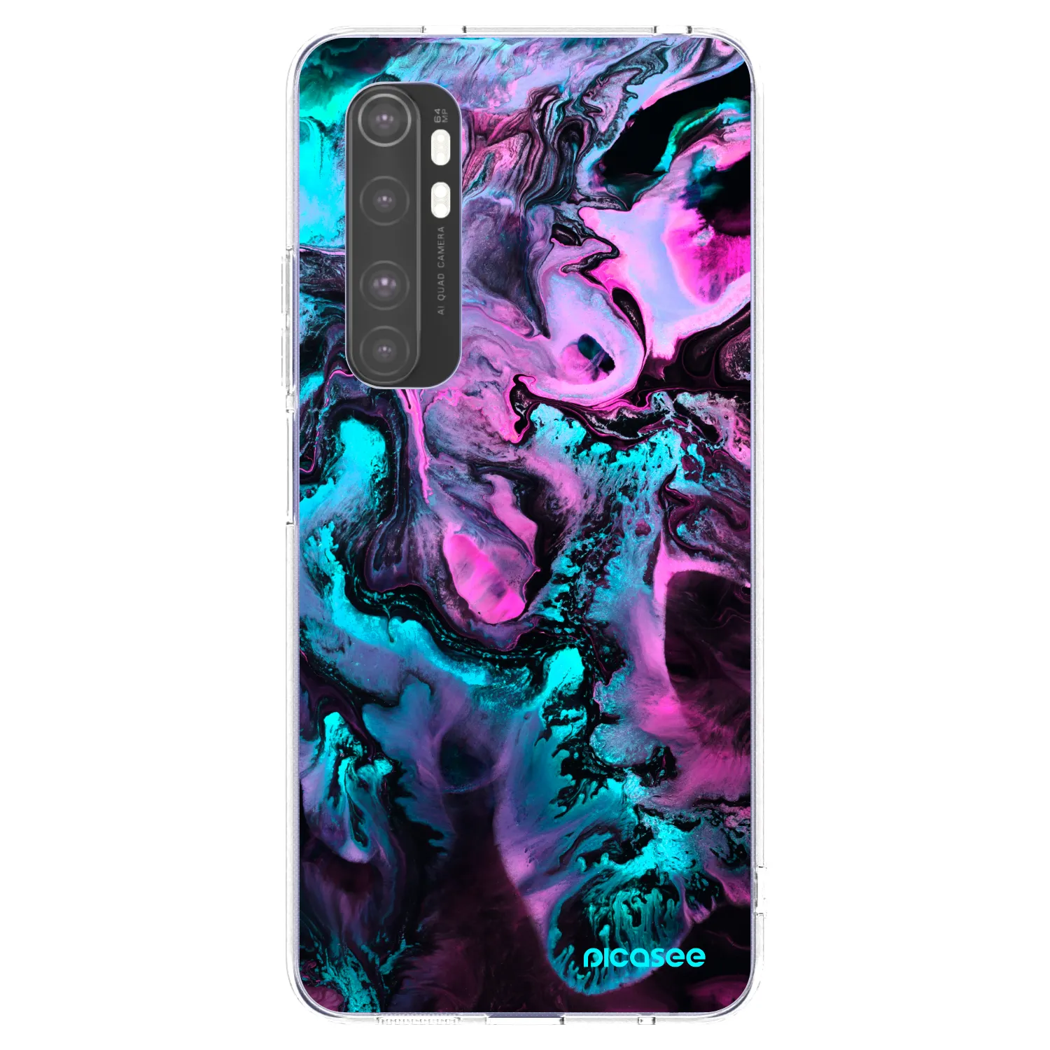Picasee silikonový průhledný obal pro Xiaomi Mi Note 10 Lite - Lean