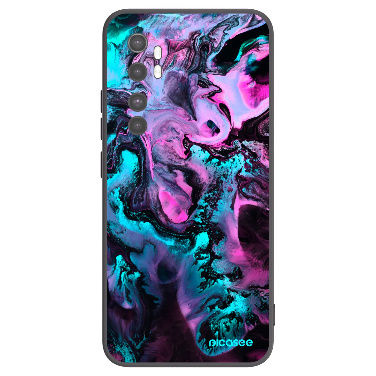 Picasee silikonový černý obal pro Xiaomi Mi Note 10 Lite - Lean