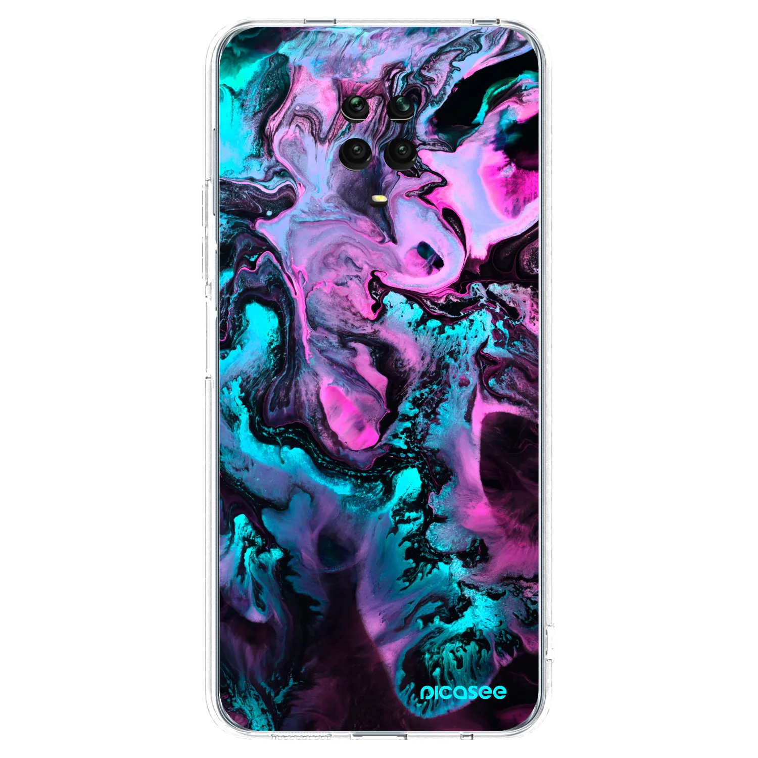 Picasee silikonový průhledný obal pro Xiaomi Redmi Note 9S - Lean