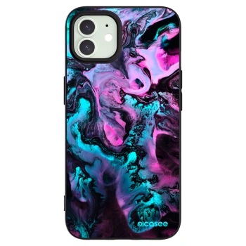 Picasee silikonový černý obal pro Apple iPhone 12 - Lean
