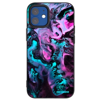 Picasee silikonový černý obal pro Apple iPhone 12 mini - Lean