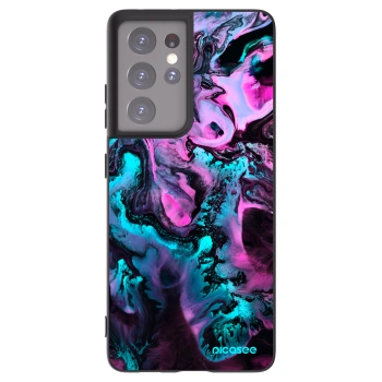 Picasee silikonový černý obal pro Samsung Galaxy S21 Ultra 5G G998B - Lean