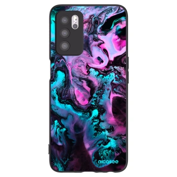 Picasee silikonový černý obal pro OPPO A16s - Lean