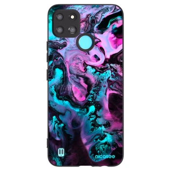 Picasee silikonový černý obal pro Realme C21Y - Lean