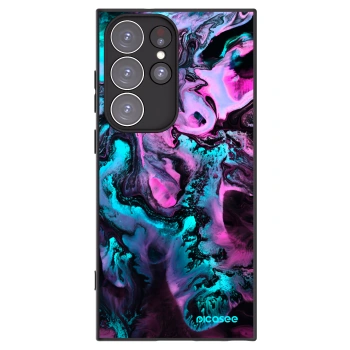 Picasee silikonový černý obal pro Samsung Galaxy S23 Ultra 5G - Lean
