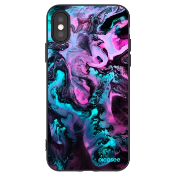 Picasee silikonový černý obal pro Apple iPhone X/XS - Lean