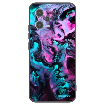 Picasee silikonový černý obal pro Xiaomi Redmi Note 12 5G - Lean