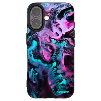 Picasee silikonový černý obal pro Apple iPhone 16 - Lean