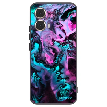 Picasee silikonový černý obal pro Motorola Moto G85 - Lean