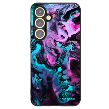 Picasee silikonový černý obal pro Samsung Galaxy S24 FE S721B - Lean