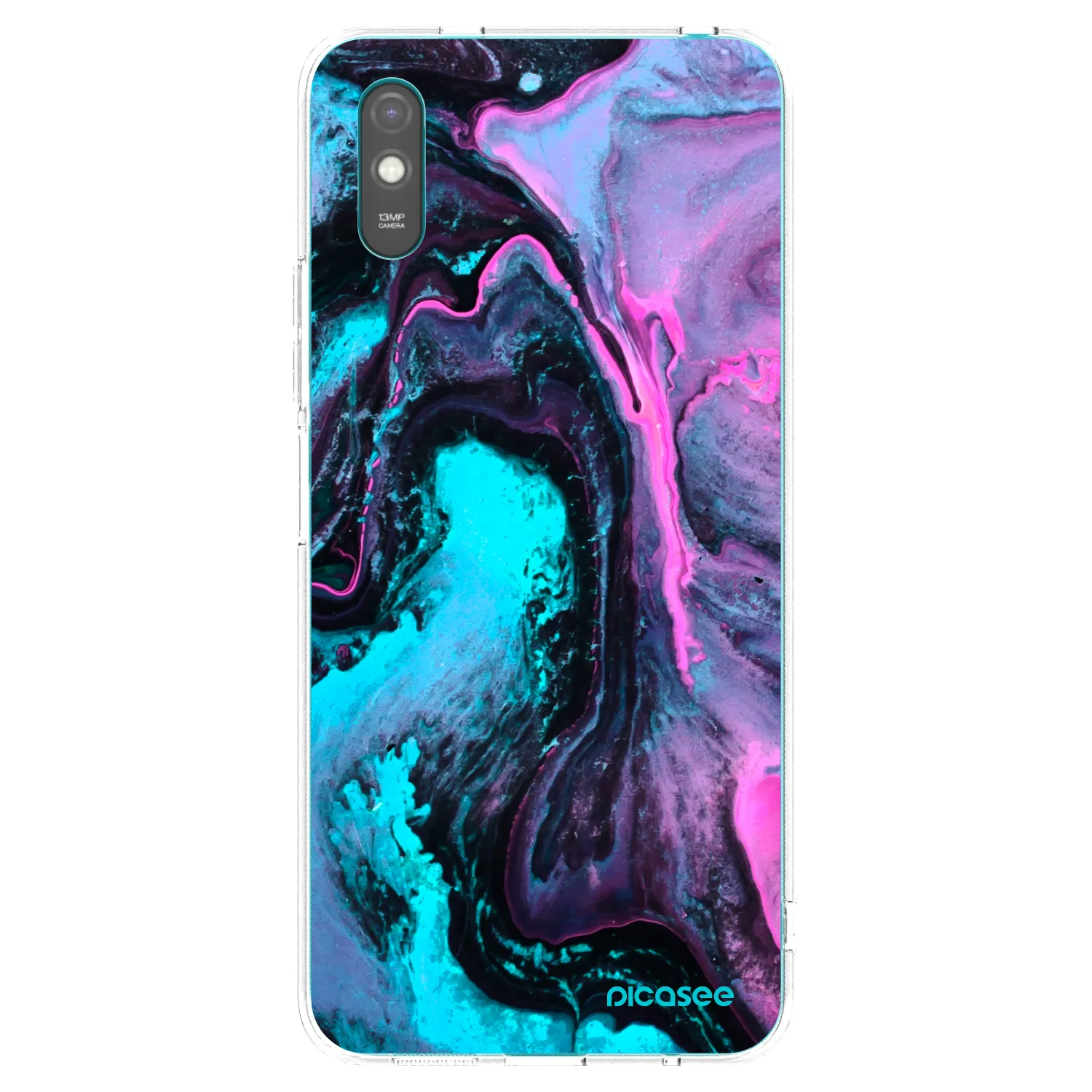Picasee silikonový průhledný obal pro Xiaomi Redmi 9A - Lean 2