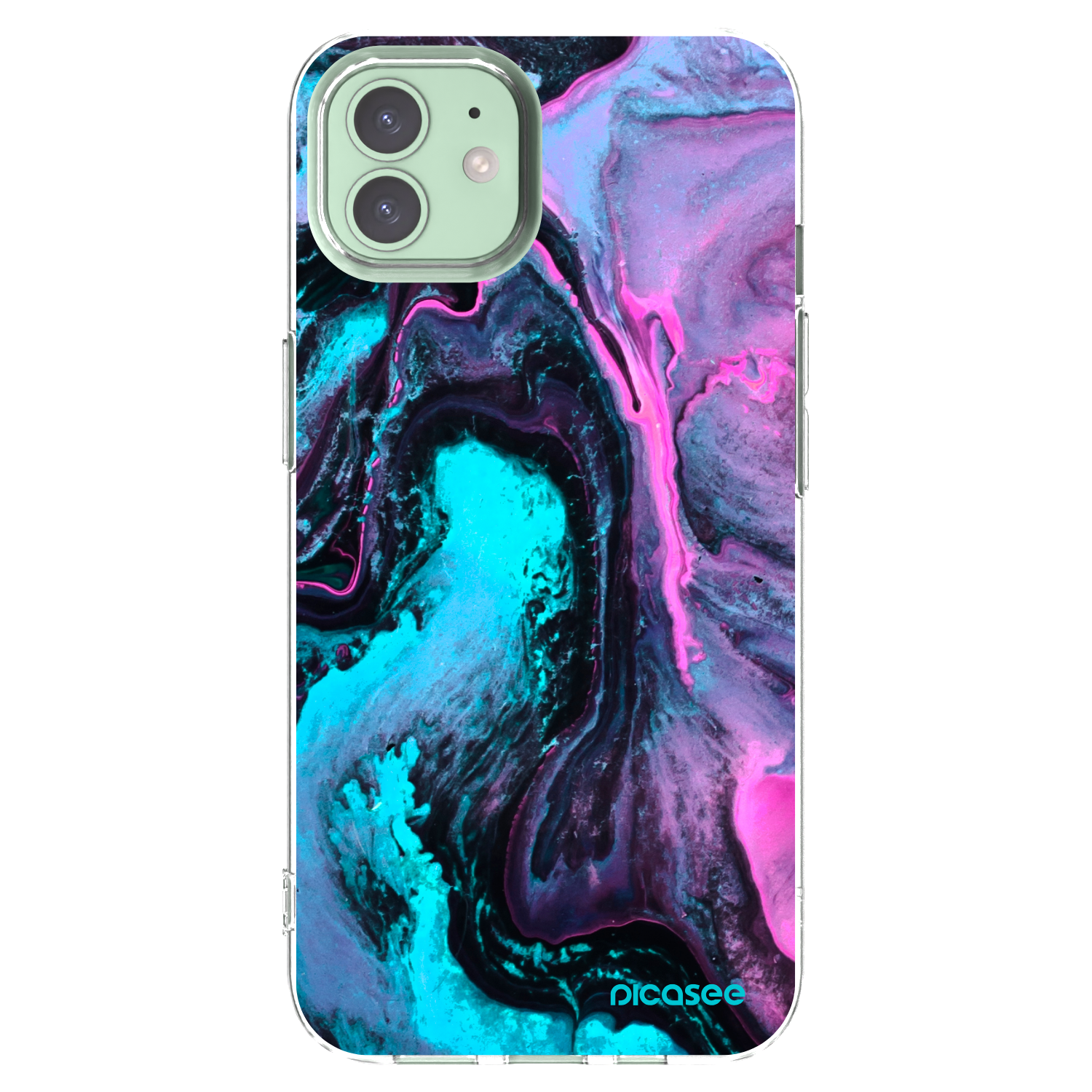Picasee silikonový průhledný obal pro Apple iPhone 12 - Lean 2