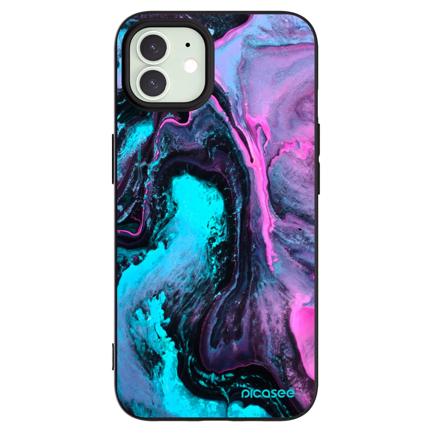 Picasee silikonový černý obal pro Apple iPhone 12 Pro - Lean 2