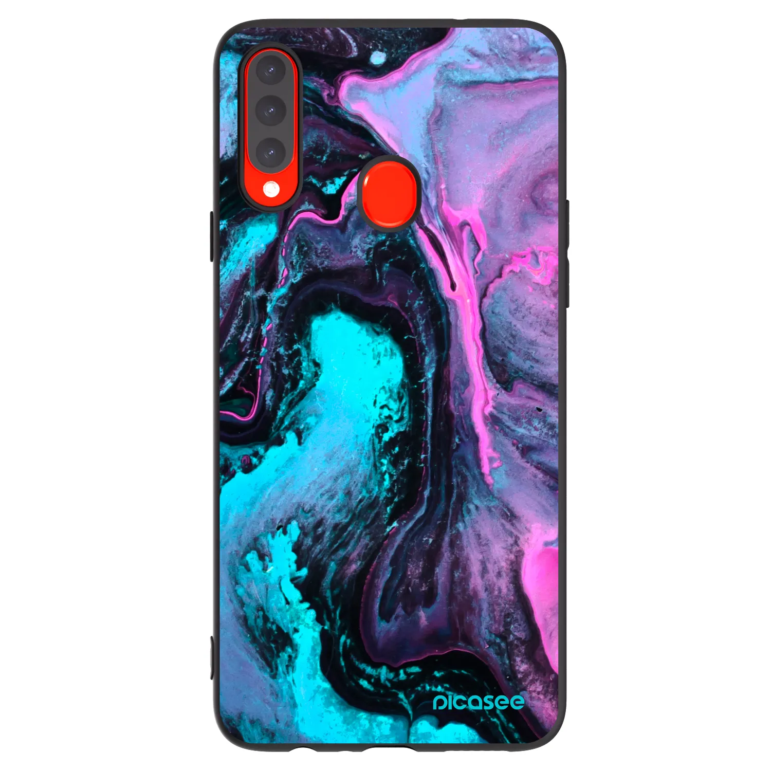 Picasee silikonový černý obal pro Samsung Galaxy A20s - Lean 2