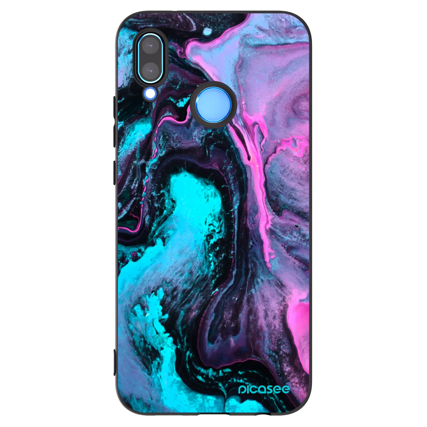 Picasee silikonový černý obal pro Huawei P20 Lite - Lean 2