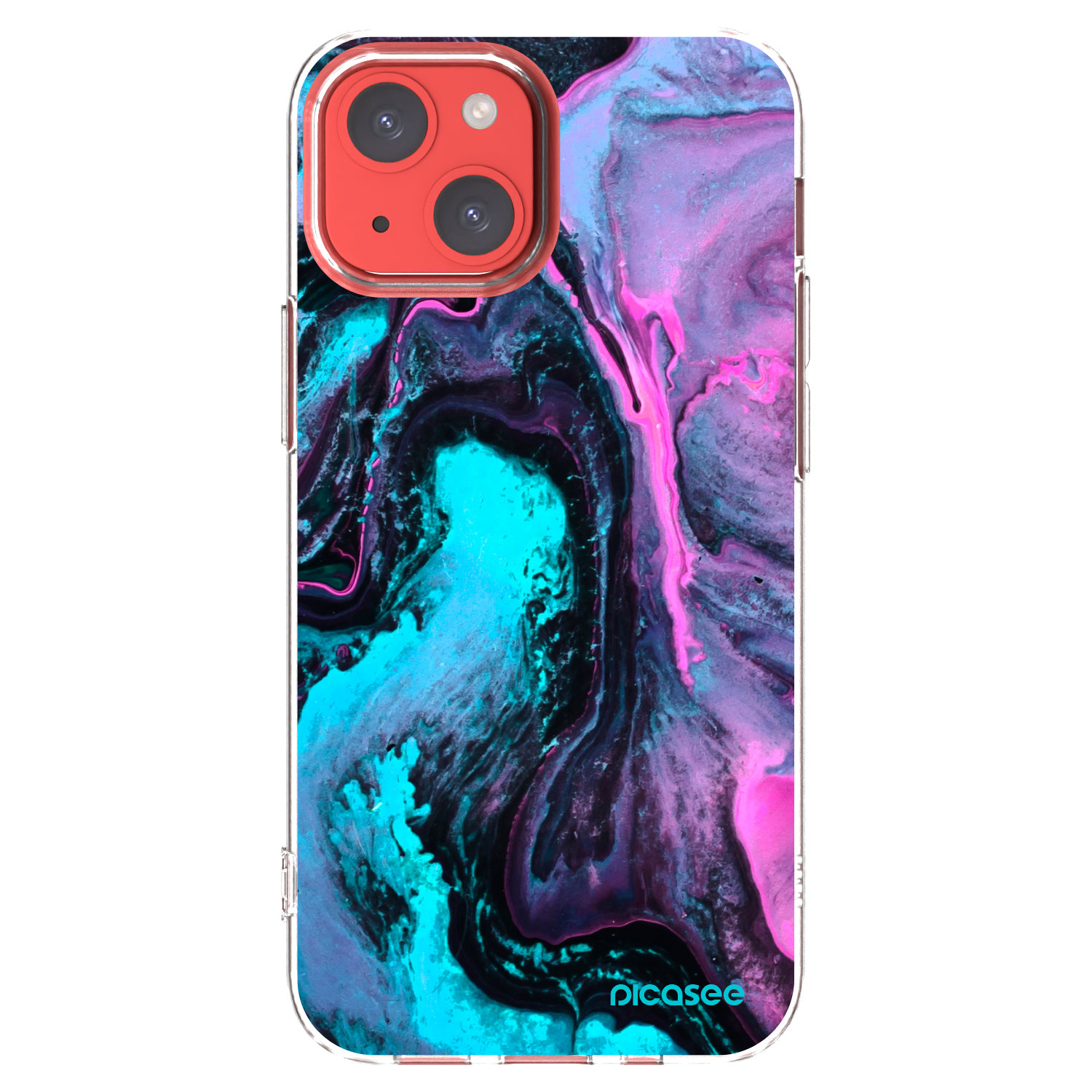 Picasee silikonový průhledný obal pro Apple iPhone 13 mini - Lean 2