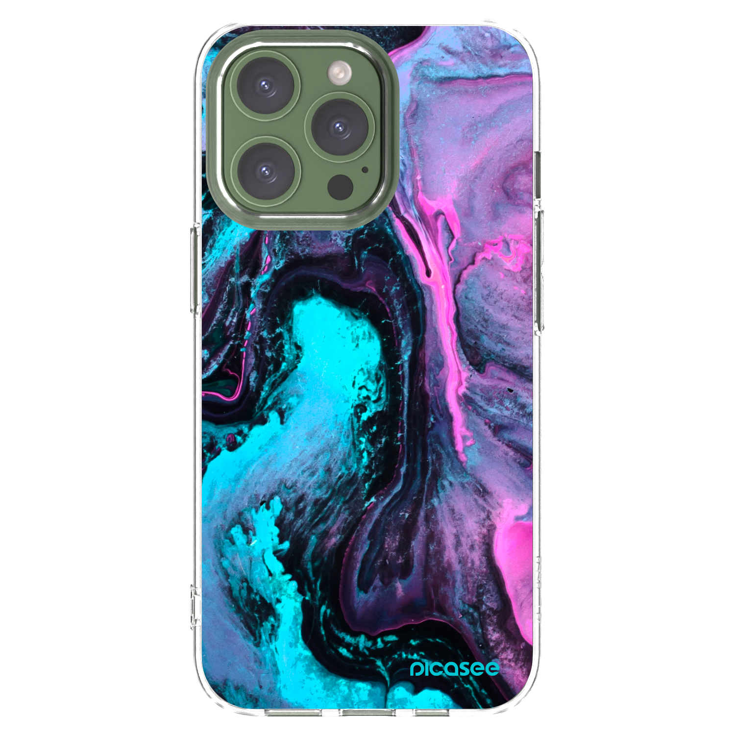 Picasee silikonový průhledný obal pro Apple iPhone 13 Pro - Lean 2
