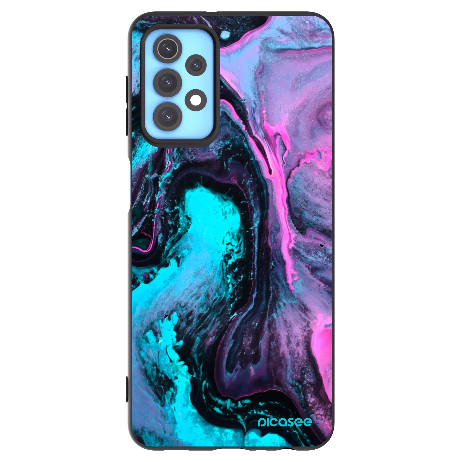 Picasee silikonový černý obal pro Samsung Galaxy A32 4G SM-A325F - Lean 2