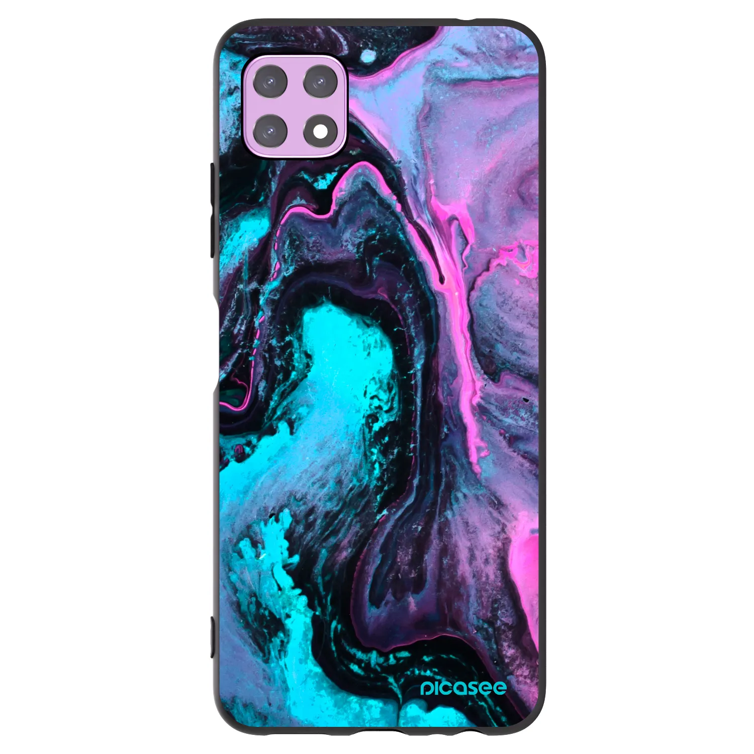 Picasee silikonový černý obal pro Samsung Galaxy A22 A226B 5G - Lean 2