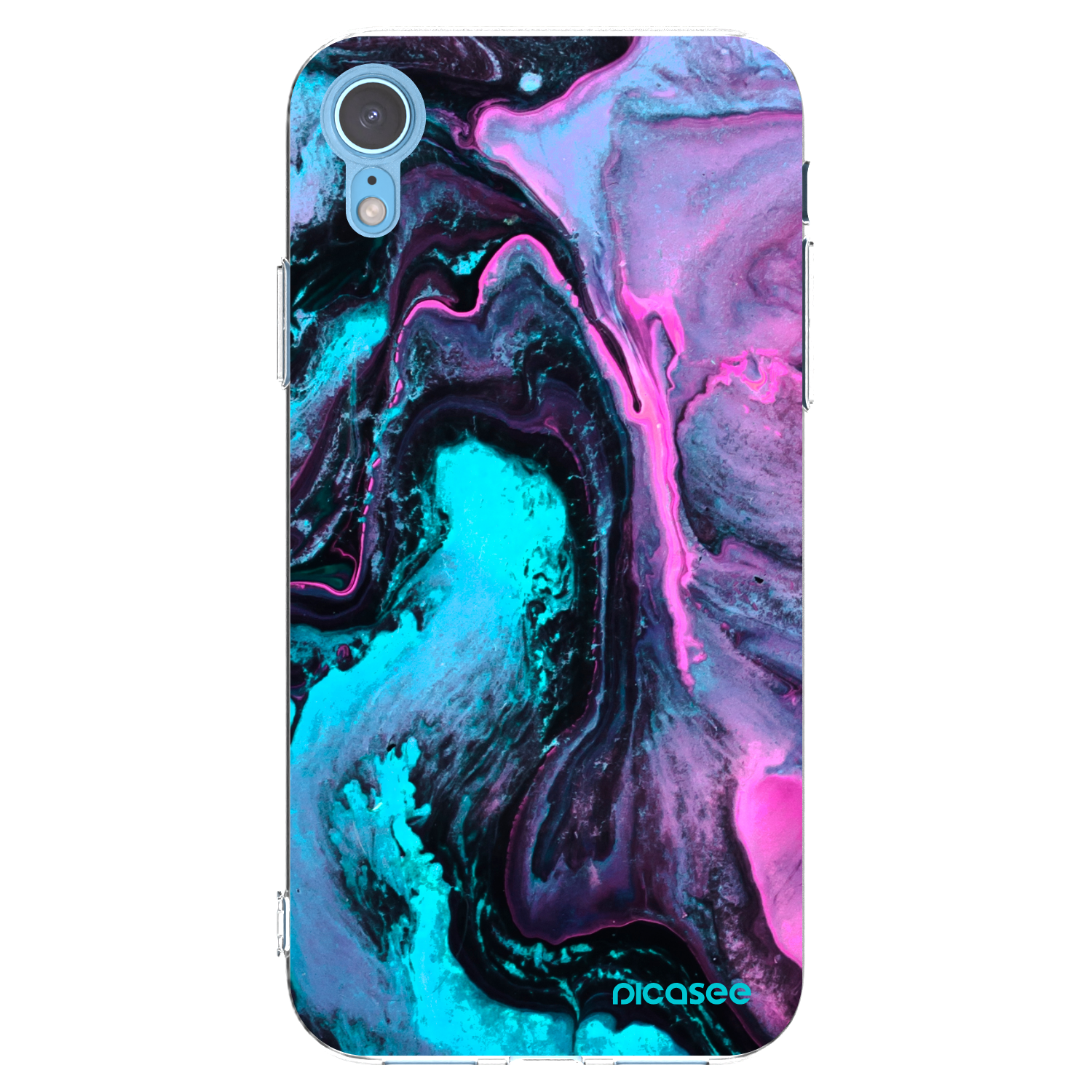 Picasee silikonový průhledný obal pro Apple iPhone XR - Lean 2