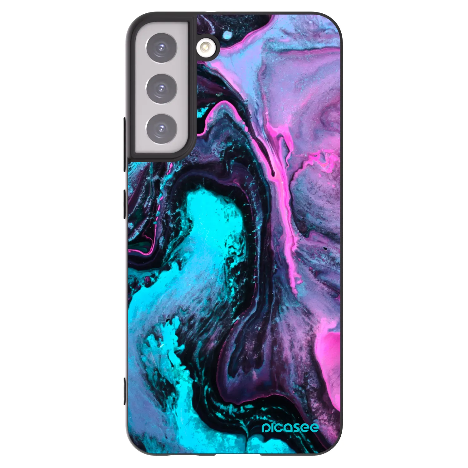 Picasee silikonový černý obal pro Samsung Galaxy S22+ 5G - Lean 2