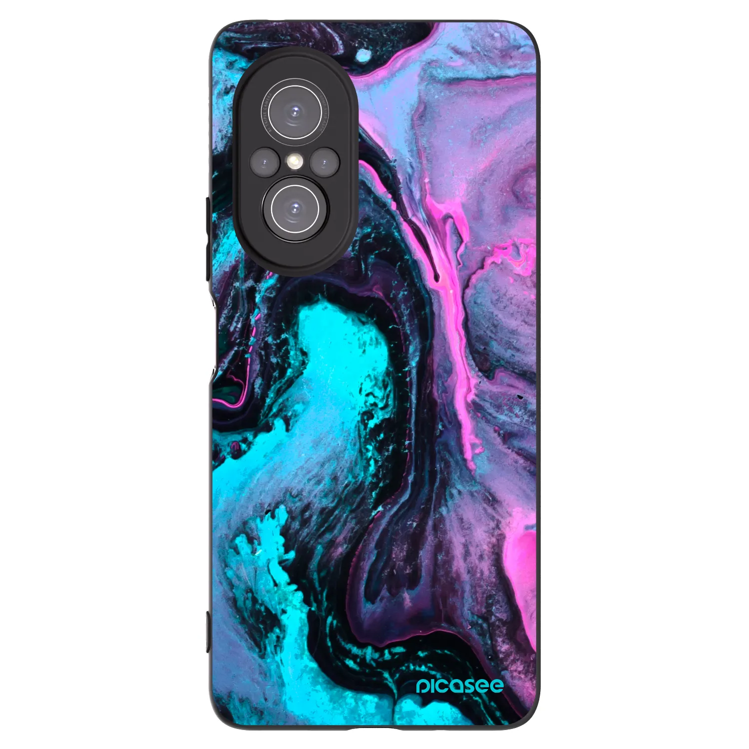 Picasee silikonový černý obal pro Huawei Nova 9 SE - Lean 2