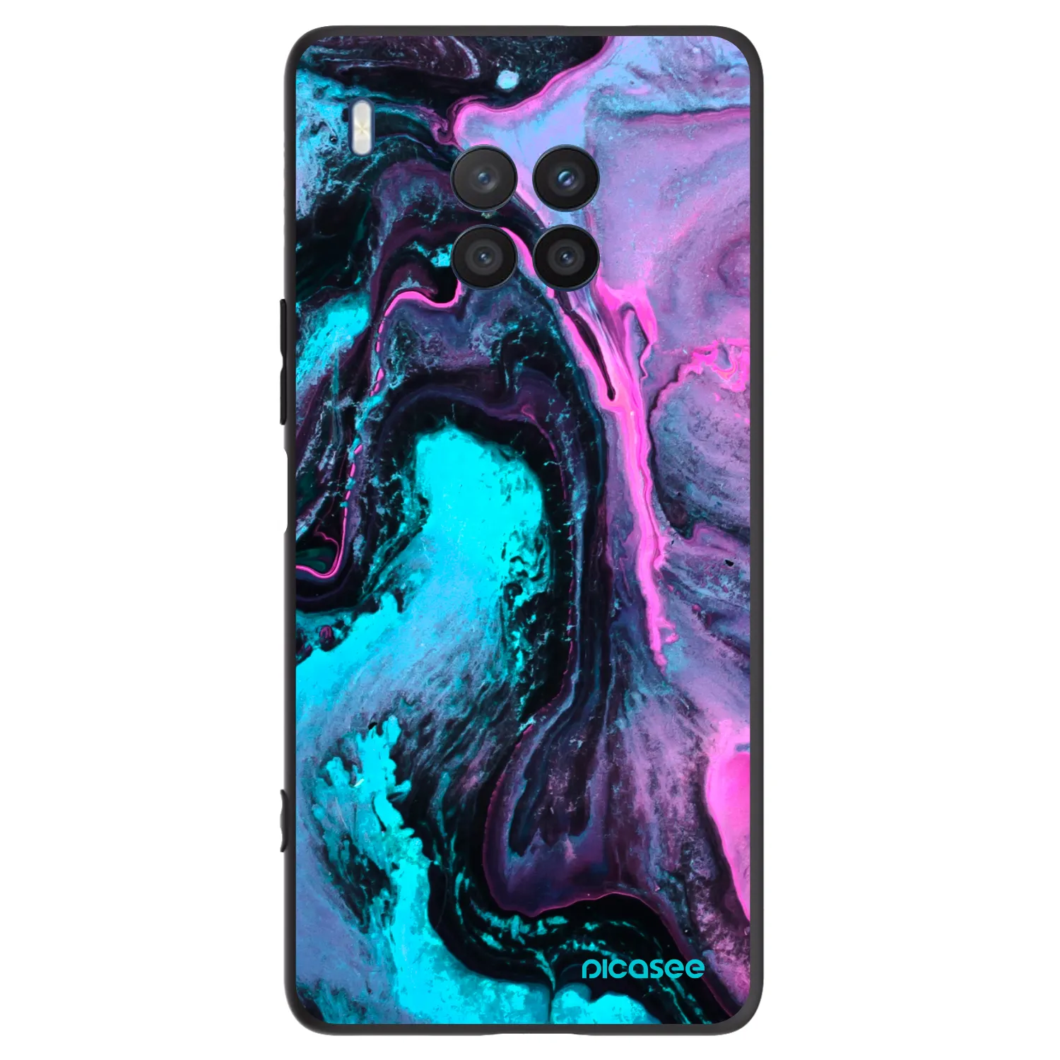Picasee silikonový černý obal pro Honor 50 Lite - Lean 2
