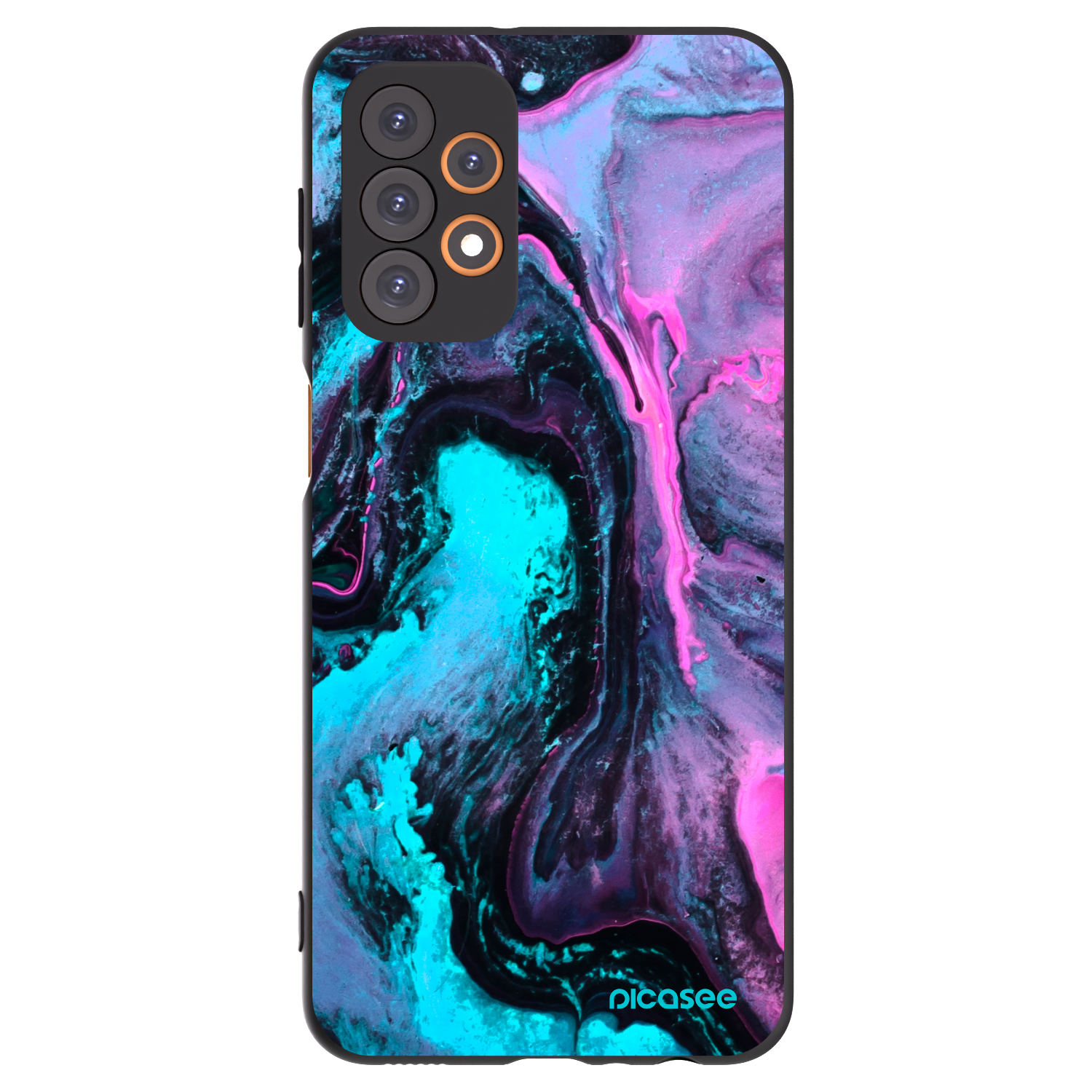 Picasee silikonový černý obal pro Samsung Galaxy A23 A236B 5G - Lean 2