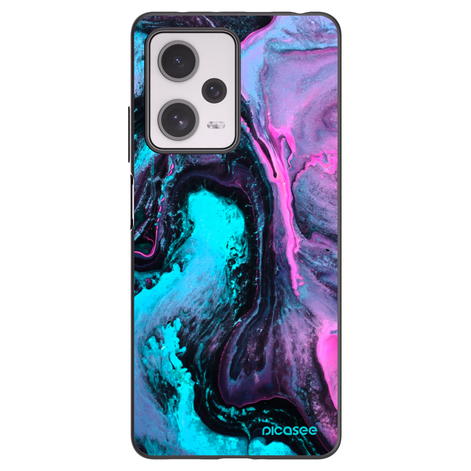 Picasee silikonový černý obal pro Xiaomi Redmi Note 12 Pro+ 5G - Lean 2