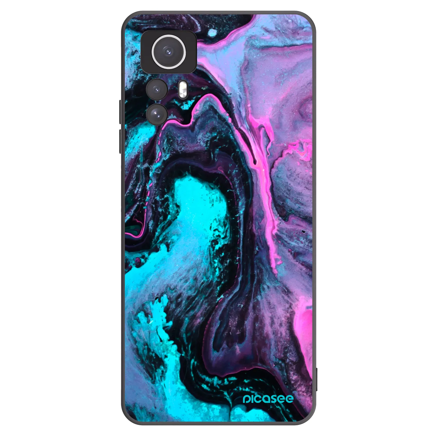 Picasee silikonový černý obal pro Xiaomi Redmi Note 12S - Lean 2